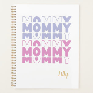 Mommy Modern Pastel Farbe Custom Muttertag Planer