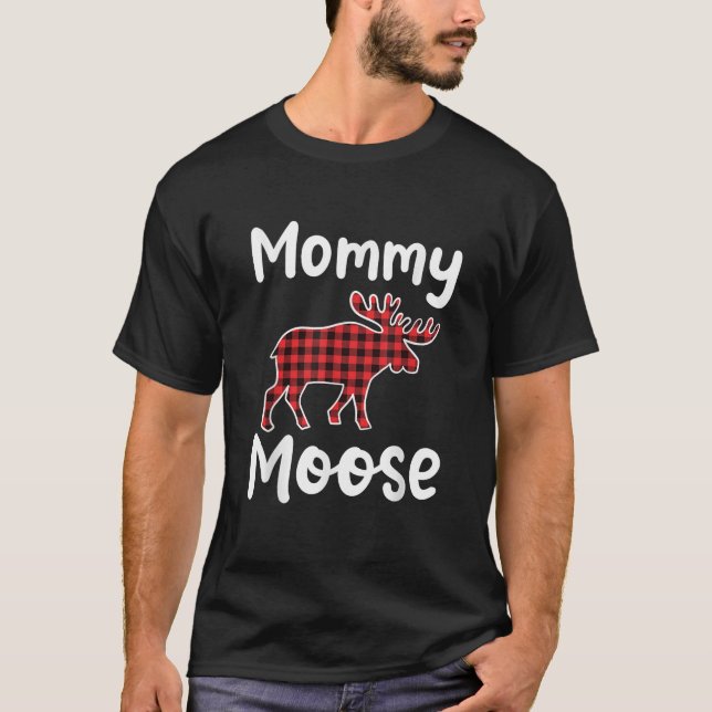 Mommy Moose Matching Family Merry Xmas im Juli Wom T-Shirt (Vorderseite)