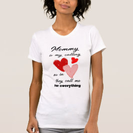 Mommy Mütter Day Funny Zitat Rosa Herzen T-Shirt