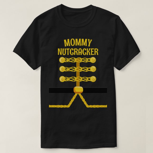 MOMMY Nutcracker Matching Family Weihnachten T-Shirt (Design vorne)