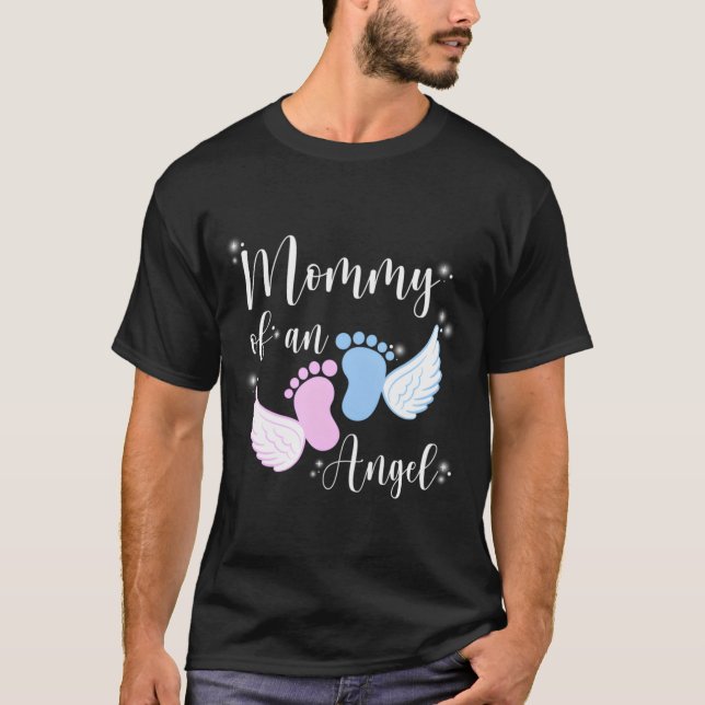 Mommy Of An Angel Miscarriage Awareness Infant Los T-Shirt (Vorderseite)