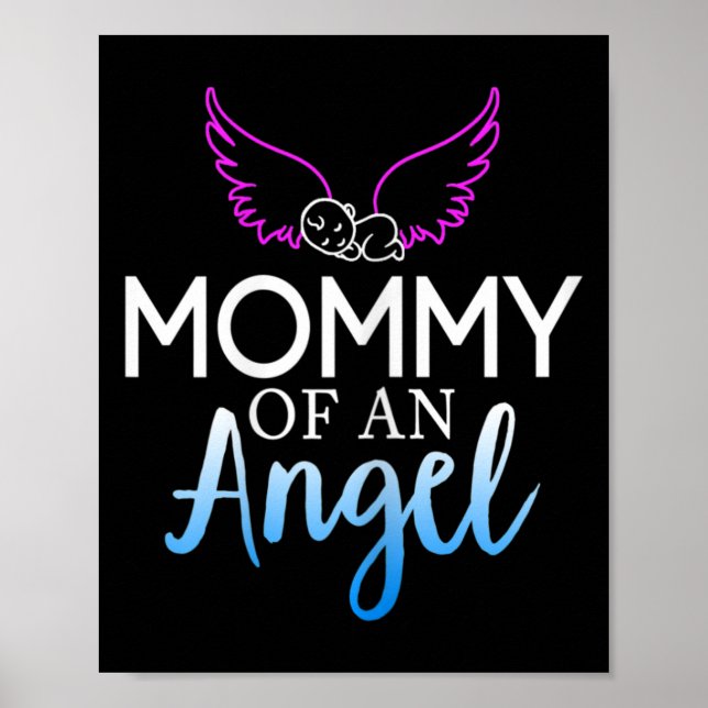 Mommy of an Angel Sids Awareness Month Poster (Vorne)