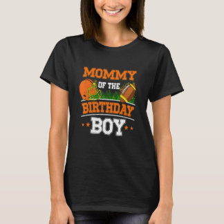 Mommy of the Birthday Boy Football Fußball-Thema B T-Shirt