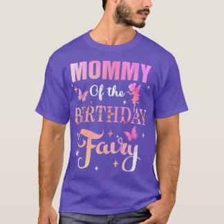 Mommy of the Birthday Fairy Princess Girl Party de T-Shirt
