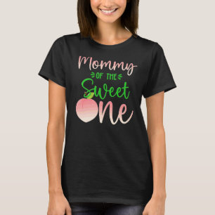Mommy of the Birthday One Peach 1st Summer Frucht T-Shirt