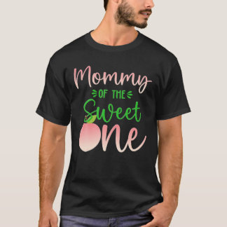 Mommy of the Birthday One Peach 1St Summer Fruit F T-Shirt