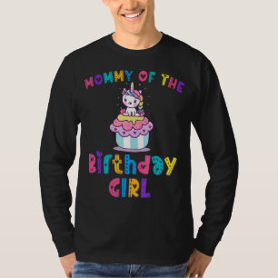 Mommy of the Birthday Princess Girl Dabbing Unico T-Shirt
