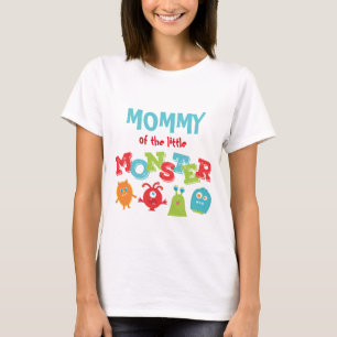 Mommy of the Little Monster zum Geburtstag T-Shirt