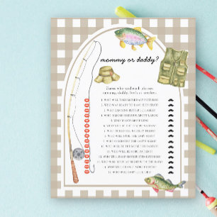 Mommy or Daddy Fisherman Baby Duschgame