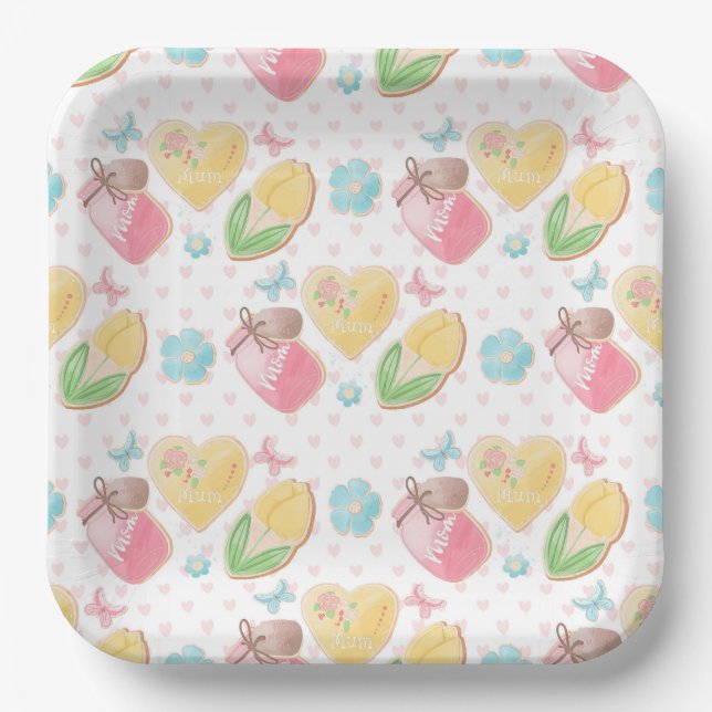 Mommy-Pappteller Pappteller (Vorderseite)