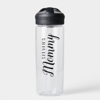 Mommy Personalisiert Black Water Flasche