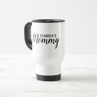 Mommy Personalisiert White Reisebecher