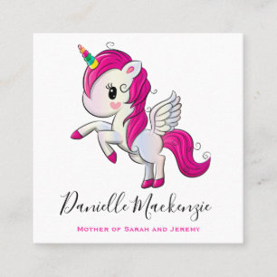 Mommy Play Date Playdate Business Calling Cards Quadratische Visitenkarte