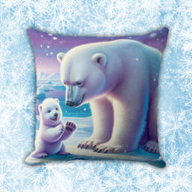Mommy Polar Bear mit Cube |