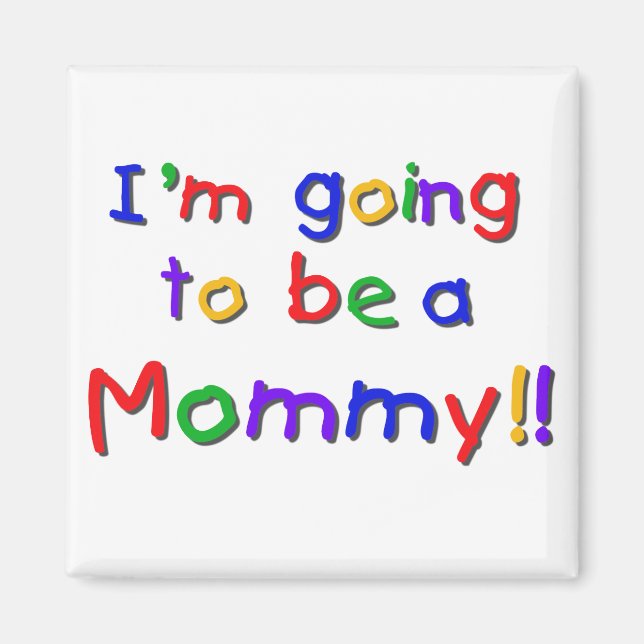 Mommy Primary Colors Magnet (Vorne)