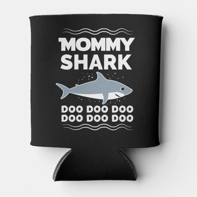 Mommy Shark Doo Doo Doo Matching Family Dosenkühler (Vorderseite)