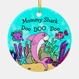 Mommy Shark Familie Weihnachtsschmuck