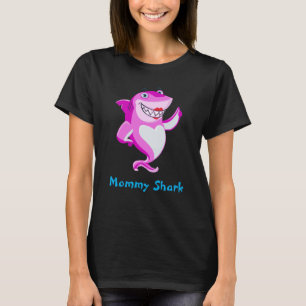 Mommy Shark   Funny Personalisiert T-Shirt