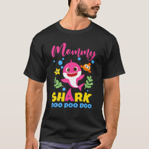 Mommy Shark Geschenk Niedliche Baby Shark Family M T-Shirt