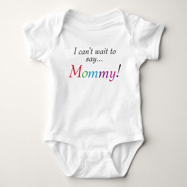 Mommy Sprichwort Fun Säugling Shirt (Vorderseite)