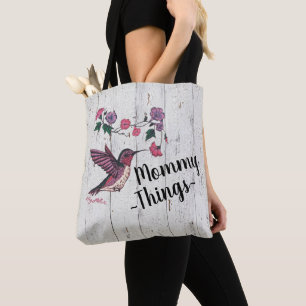 Mommy Things, Hummingbird Tote Bag