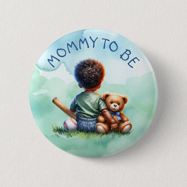 Mommy to be | Babydusche Button (Vorderseite)