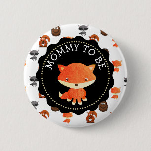 Mommy to be Button Woodlands Kreaturen Thema