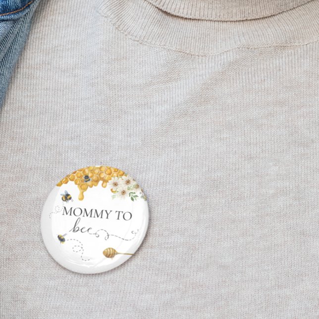 Mommy to be Honey Niedlich Mother Button (Von Creator hochgeladen)