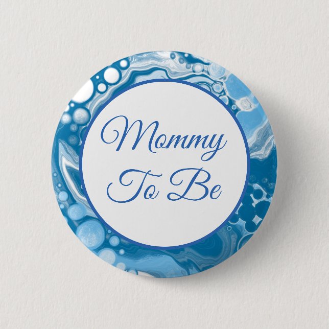 Mommy to be | Kinderduschtaste Button (Vorderseite)