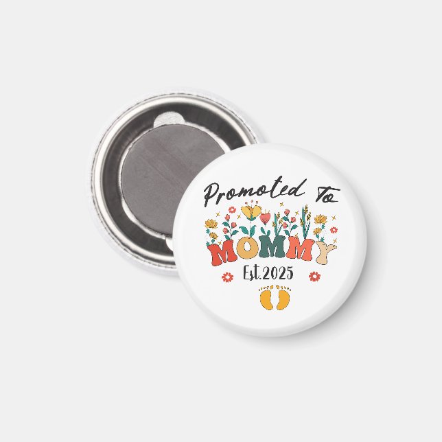 Mommy-to-Be-Test. 2025: Der Keepake der neuen Mutt Magnet (Vorderseite/Rückseite)