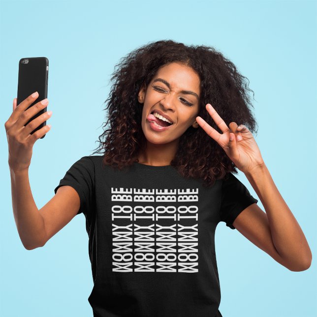 MOMMY TO BE - Versteckte Nachricht T-Shirt (Von Creator hochgeladen)