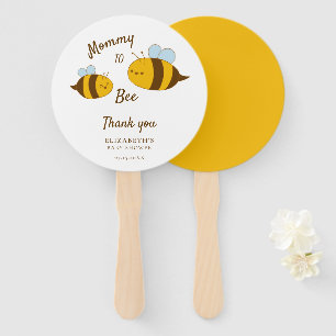 Mommy to Bee Baby Dusche Danke Niedlich Custom Fächer