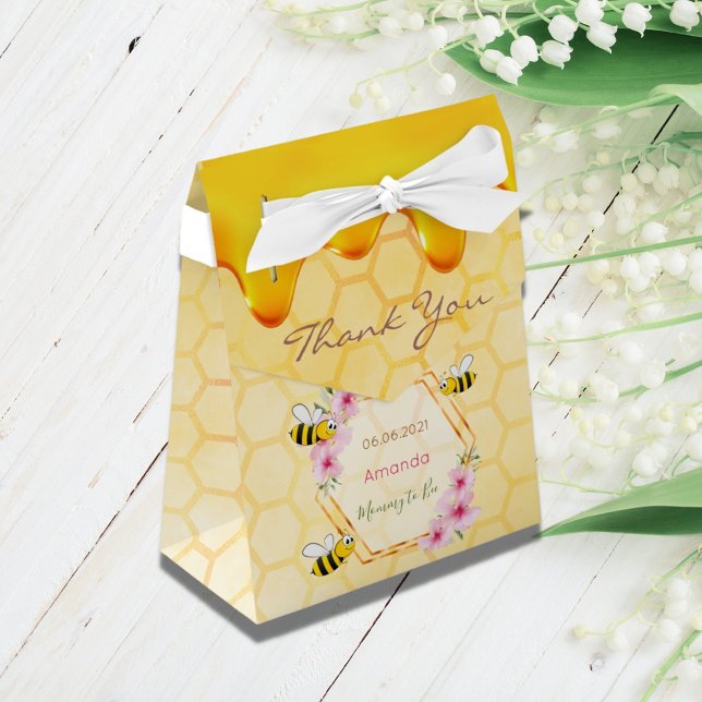 Mommy to Bee Baby Dusche Honig Tropfen vielen Dank Geschenkschachtel (Von Creator hochgeladen)