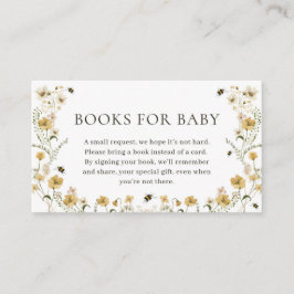Mommy to Bee Baby Shower Books for Baby Card Platzkarte