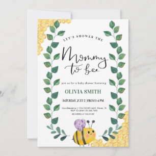 Mommy to Bee Baby Shower Einladung
