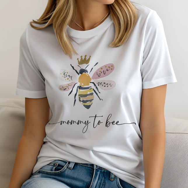 Mommy-to-Bee Baby Shower Tri-Blend Shirt (Von Creator hochgeladen)