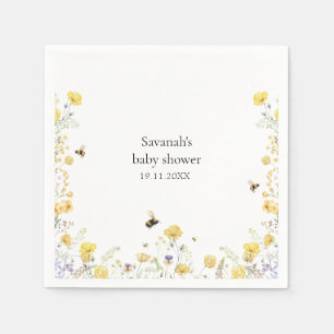 Mommy to Bee Wildblume Babydusche Serviette