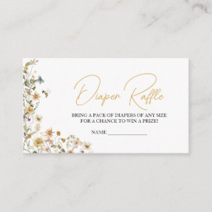 Mommy to Bee Wildblume Babydusche Windelwanne Begleitkarte