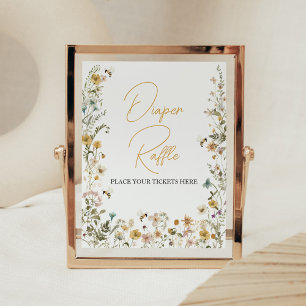 Mommy to Bee Wildblume Babydusche Windelwanne Poster
