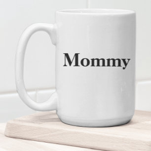 Mommy Typografie Funny Junge Mutter Kaffeezubereit Verwandlungstasse