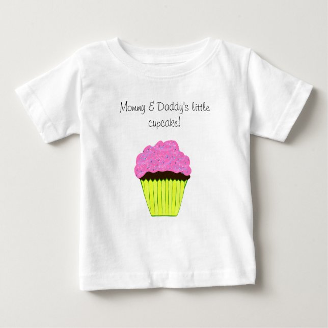 Mommy und Daddy's Little Cupcake Kids T - Shirt (Vorderseite)