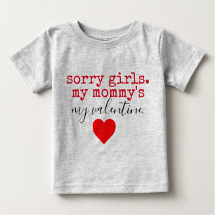 Mommy Valentine Baby T-shirt