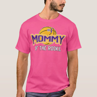 Mommy von Rookie 1St Birthday Basketball Thema Mat T-Shirt