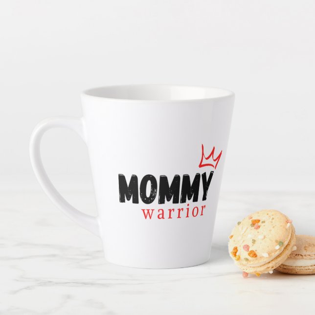 MOMMY WARRIOR LATTE TASSE (Beispiel)