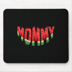 Mommy Watermelon Summer Fruit Family Matching Birt Mousepad