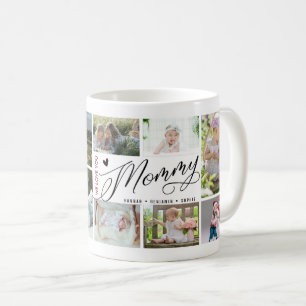 Mommy wir Liebe Sie FotoCollage Kaffeetasse