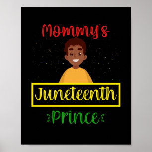 Mommy's 19. Prinz Black Boy Poster
