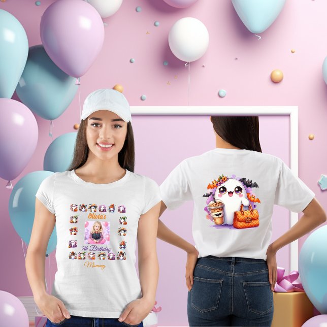 Mommys Birthday T Shirt Coffee Lover Ghost Thema (Von Creator hochgeladen)
