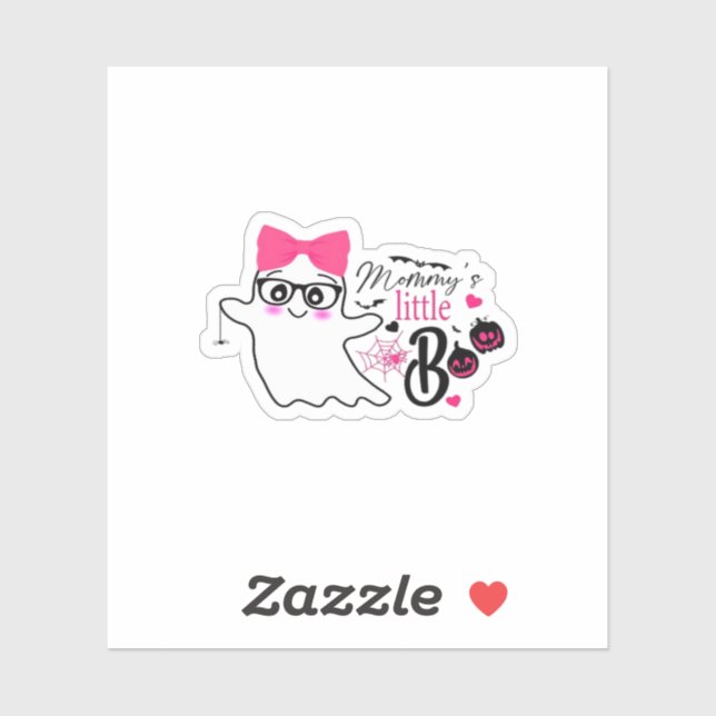 Mommy's Boo Halloween Aufkleber (Blatt)