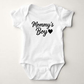 Mommy's Boy Baby Bodysuit - Adorable Infant  Strampler